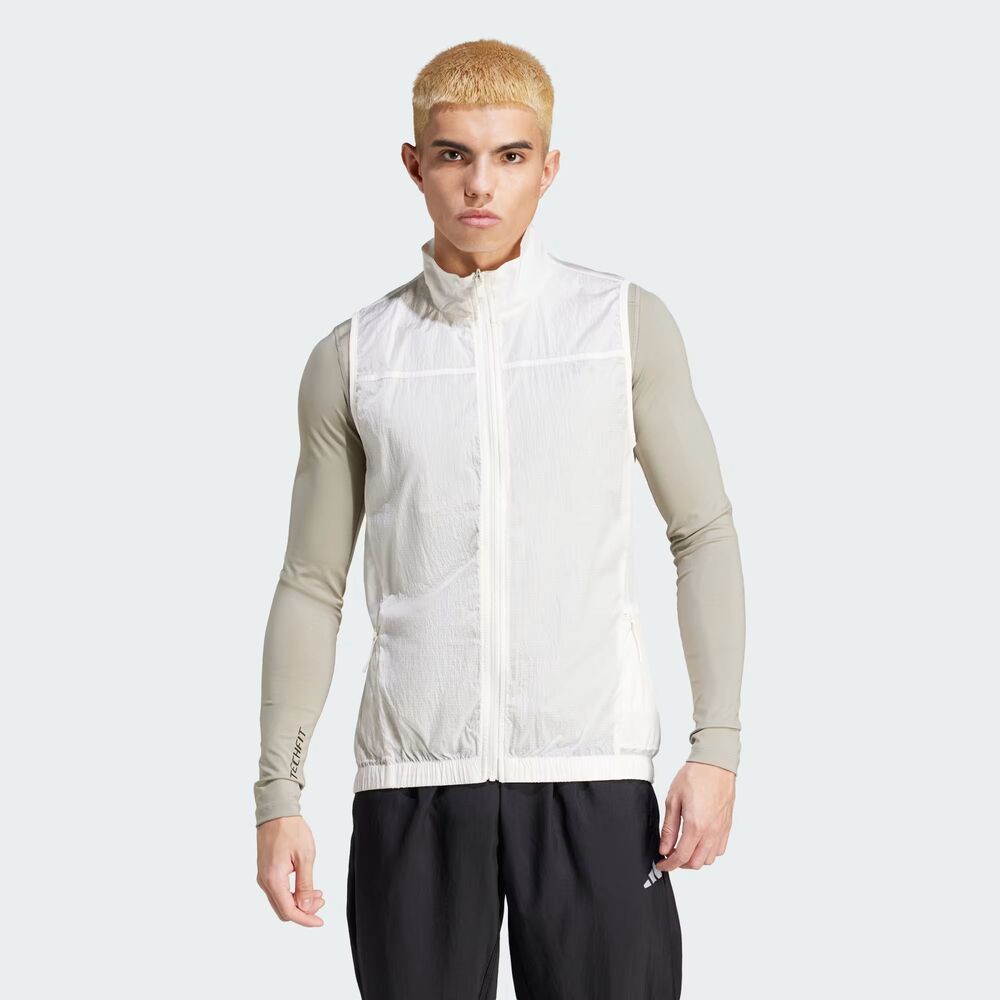 Adidas Men's large HIIT Training Ultralight IS3702 White spark vest running NEW